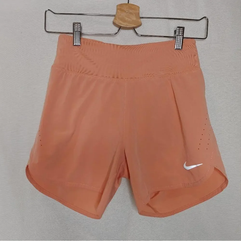 Nike Eclipse Running Shorts Lined Light Pink Coral Orange XS‎ CZ9568-824